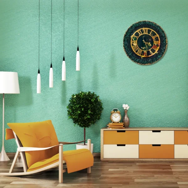 roman-numerals-black-wall-clock