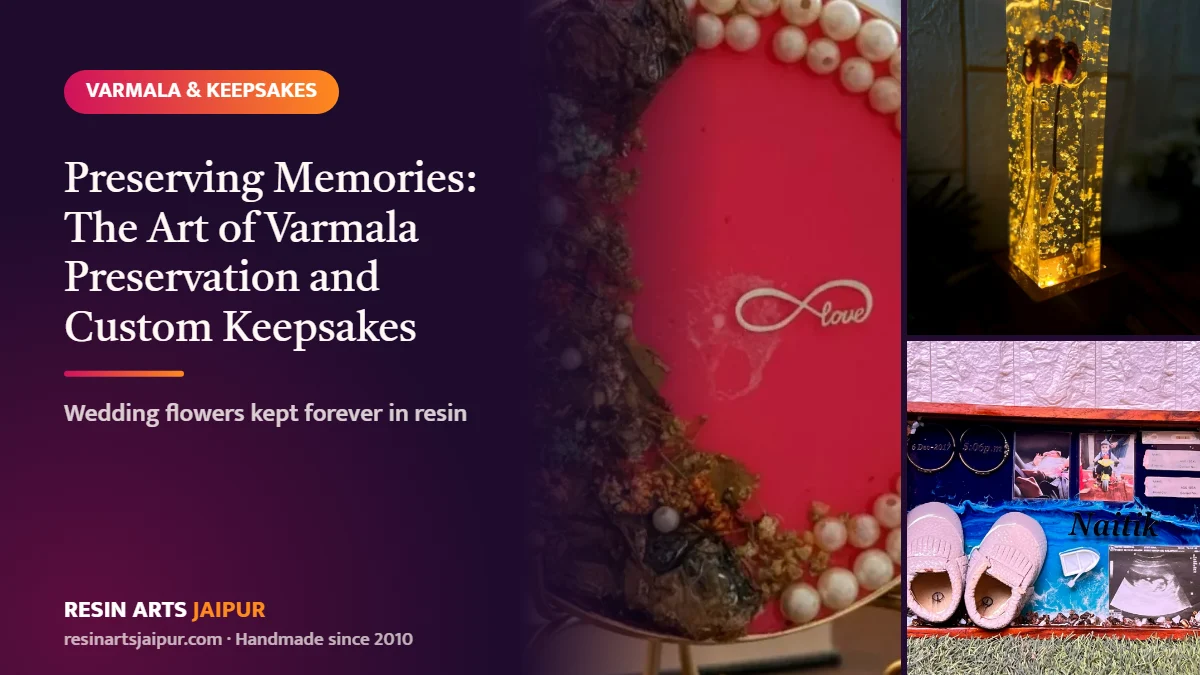 Preserving Memories: The Art of Varmala Preservation and Custom Keepsakes